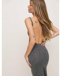 Reformation - Gaia Regenerative Merino Sweater Dress Mid - Lyst