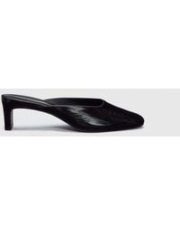 Reformation - Inez Heeled Mule Eel - Lyst