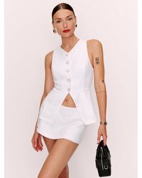 Reformation - Aspen Linen Top 2 - Lyst