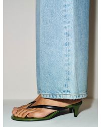 Reformation - Amelia Heeled Thong - Lyst