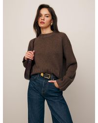 Reformation - Mer Regenerative Wool Sweater - Lyst