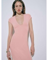 wine knit dress Adel Heather Knit Dress main image 1