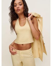 Reformation - Sasha Linen Top - Lyst