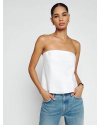 Reformation - Spritz Linen Top - Lyst