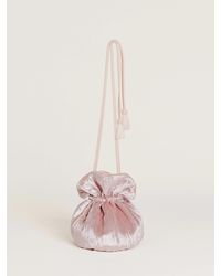 Reformation - Aphrodite Pleated Pouch - Lyst