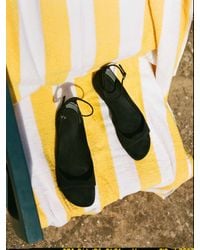 Reformation - Zoe Sage Sandal Suede 6 - Lyst
