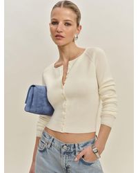 Reformation - Meadow Regenerative Merino Cardigan - Lyst