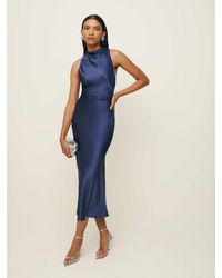 Reformation - Casette Silk Dress - Lyst