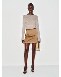 Reformation - Alexa Satin Skirt 0 - Lyst