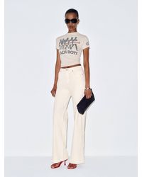 Reformation - Bex Super Stretch High Rise Wide Leg Jeans Cotton - Lyst