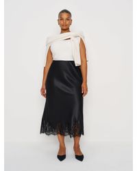 Reformation - Carolina Silk Skirt Es - Lyst