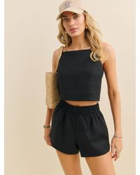 Reformation - Mila Linen Short - Lyst