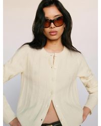 Reformation - Hannah Regenerative Wool Cardigan - Lyst
