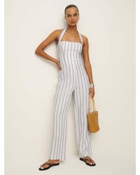 Reformation - Malika Linen Jumpsuit - Lyst