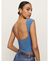 Reformation - Darra Knit Top - Lyst