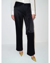 Reformation - Mina Satin Tie Pant - Lyst