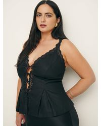 Reformation - Josefina Linen Top Es 14 - Lyst