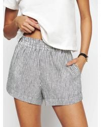 Reformation - Mila Linen Short - Lyst