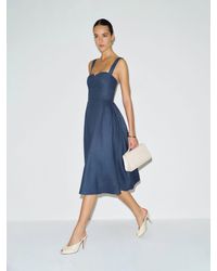 Reformation - Roma Linen Dress - Lyst