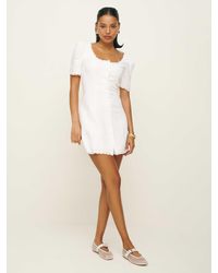 Reformation - Anabella Linen Dress - Lyst