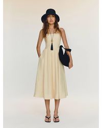 Reformation - Janu Linen Dress 0 - Lyst