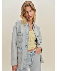 Reformation - Callum Denim Chore Jacket - Lyst