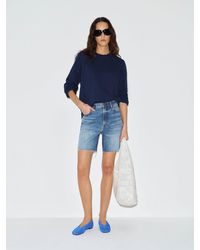 Reformation - Saige High Rise 4" Jean Shorts - Lyst