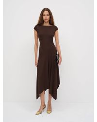 Reformation Aurelio Knit Dress in Black | Lyst Reformation Aurelio Knit Dress in Black | Lyst