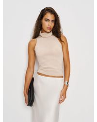 Reformation - Marcy Cashmere Turtleneck Tank - Lyst