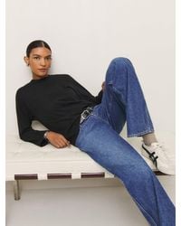 Reformation - Asher Oversized Long Sleeve T-Shirt - Lyst