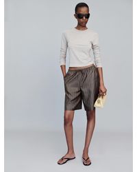 Reformation - Sandy Short Stripe - Lyst
