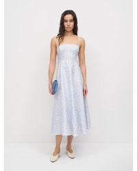 Reformation Monette Linen Maxi Dress in Pink | Lyst