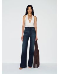 Reformation - Bex Super Stretch High Rise Wide Leg Jeans Cotton - Lyst