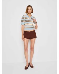 Reformation - Campbell Cotton Polo Sweater - Lyst