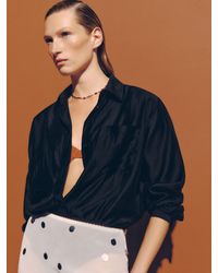 Reformation - Eli Oversized Shirt Sheer - Lyst