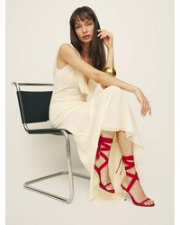 Reformation - Louisada Strappy Sandal 5 - Lyst