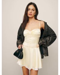 Reformation - Ursula Silk Dress - Lyst