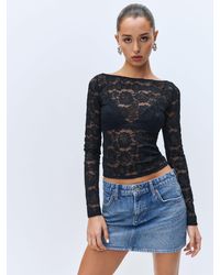 Reformation - Adriano Lace Knit Top - Lyst