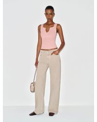 Reformation - Rylie Cotton Sweater Tank Top - Lyst