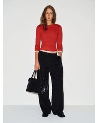 Reformation - Ezra Slim Fit Long Sleeve - Lyst