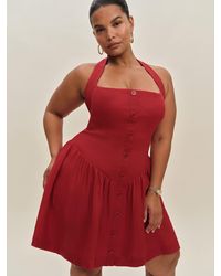 Reformation - Mariela Linen Dress Es - Lyst