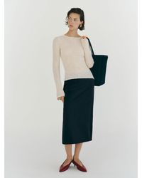 Reformation - Wiley Knit Top Crinkle - Lyst