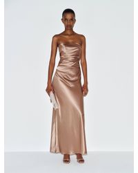 Reformation - Meshea Silk Dress 0 - Lyst