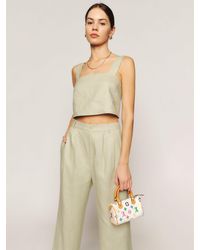 Reformation Olivia Linen Two Piece - Natural