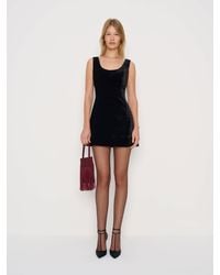 Reformation - Franceska Velvet Dress - Lyst