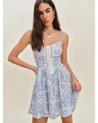 Reformation - Olina Linen Dress 10 - Lyst