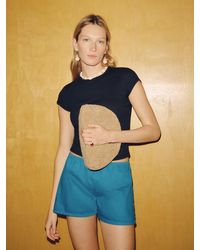 Reformation - Molly Maude Clutch Raffia - Lyst