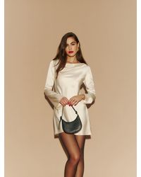 Reformation - Pike Satin Dress - Lyst