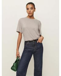 Reformation - Liam Oversized Tee - Lyst