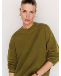 Reformation - Cove Cashmere Oversized Crew Sweater - Lyst